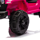 Pink 12V Battery-Powered Kids Ride-On Jeep Toy Car with Remote and MP3 LED Features