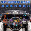 12V Electric Police Car for Kids with Parental Control