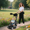 OLAKIDS 3-in-1 Mercedes Benz Push Car for Toddlers in Dark Color