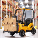 12V Electric Forklift Ride-On Toy with Tent for Kids