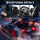 24V Electric Drift Go Kart for Kids Ages 8-12 with Dual 200W Motors and 9Ah Battery