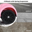 12V Licensed Pink Volkswagen Beetle Ride-On Car for Kids with Music & Remote Control