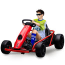 Garvee G Series 24V Red Go Kart with 600W Motor, 8MPH Speed, and 9Ah Battery for Kids Ages 8-12