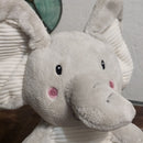 Peek-a-Boo Animated Gray Elephant Plush Toy - 11"