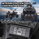 24V Kids' ATV Ride-On Car with Lights, Sounds, and Bluetooth for Ages 3-8