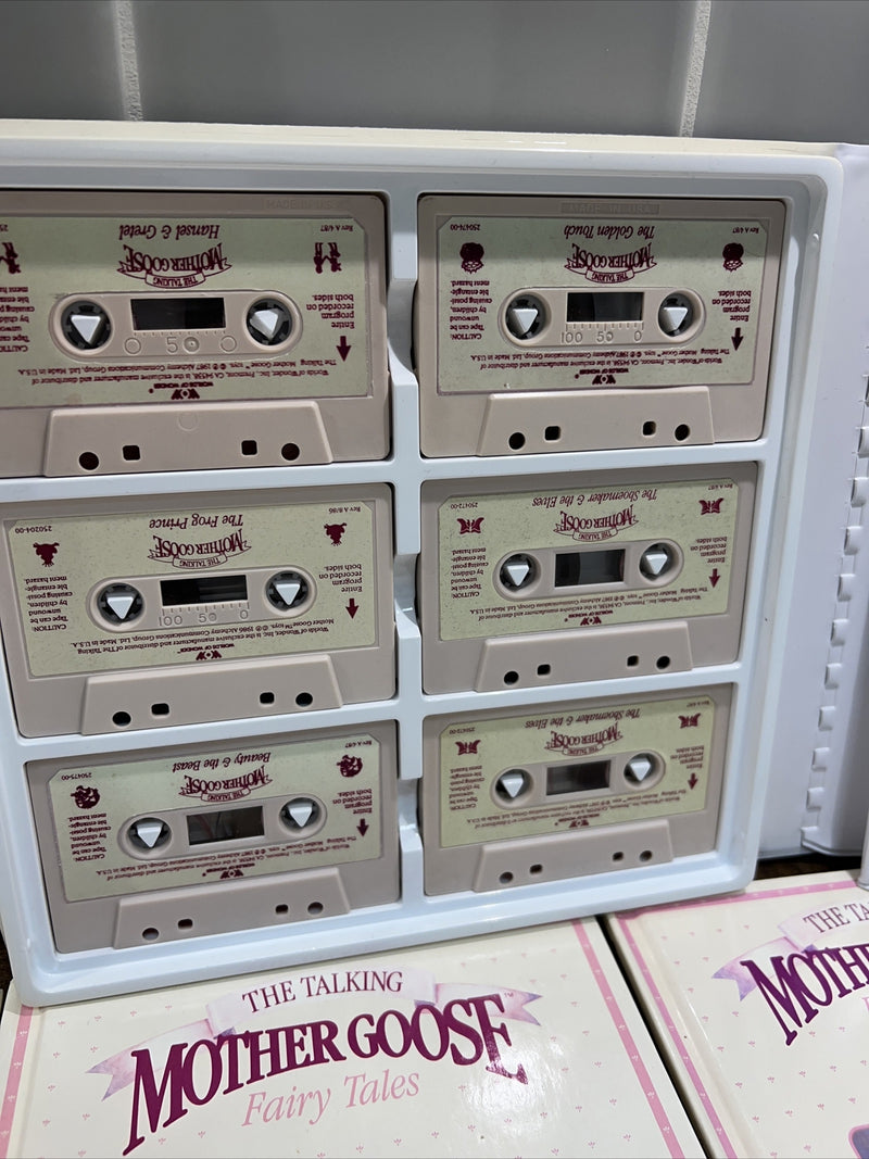 Worlds of Wonder The Talking Mother Goose Book and Tape Cassette Set