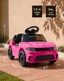 Dodge Electric Ride-On Car for Toddlers 1-3 Years with Music and Horn