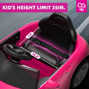 12V Officially Licensed Electric Ride-On Car for Kids with Remote Control and Bluetooth