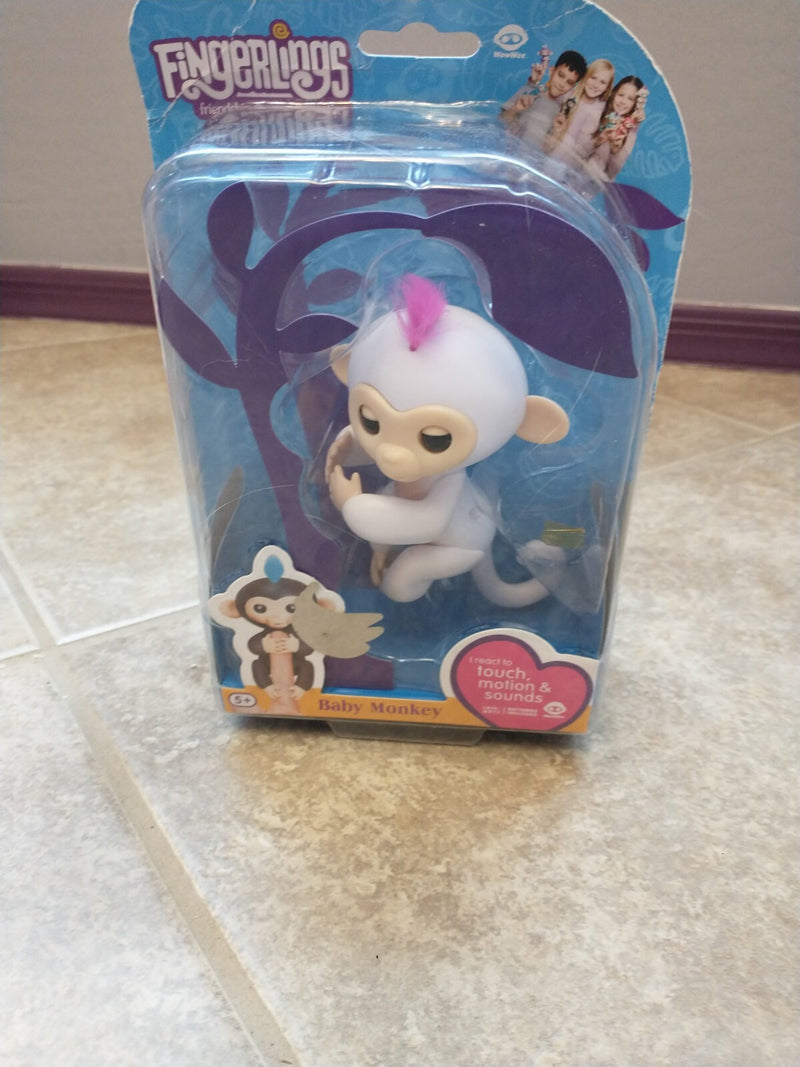 Interactive Fingerlings Baby Monkey Toy with Responsive Features