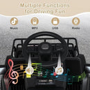 6V Kids Truck Ride-On Car for Toddlers with Music, LED Lights & Storage