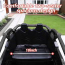 24V Black Electric UTV Ride-On Car for Kids with 400W Motor and Remote Control