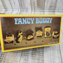 Retro Yellow Battery-Powered Fancy Buggy Kit with Unused Stickers