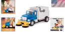 Brightly Colored Cleaning Truck Toy for Kids - Lights & Sounds Fun