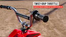 Razor Dirt Quad Electric 4-Wheel eBike 8 MPH with Durable Polyester Blend