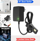 12V 1A Battery Charger for Power Wheels Ride-On Toys with 6.5FT Cable, 100-240V Compatible