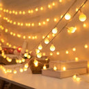 Dual Power Globe String Lights, 32.8 FT with 80 LEDs