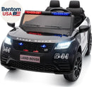 Land Rover 2-Seater 24V Electric Police Car Ride-On for Older Kids