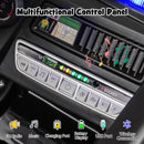 Police-Themed Ride-On Car for Kids with 3 Speed Settings, Megaphone, Music, FM Radio, and Flashing Lights
