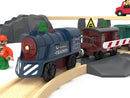 Motorized Battery-Powered Train Set for Wooden Tracks, 3-Piece Toy for Ages 3-4