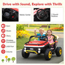 24V Electric UTV Truck Car for Kids - 2-Seater Ride-On with Remote Control