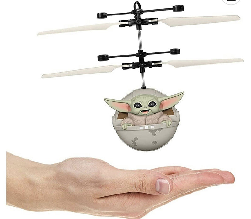 Star Wars The Mandalorian Baby Yoda Sculpted Head UFO Toy