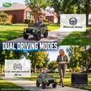 12V Green Land Rover Defender Electric Vehicle for Children Aged 3 and Up
