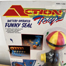 Vintage 1992 Manley Toys Battery-Operated Funny Seal Toy by Actions Toys