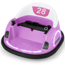 12V Electric 360° Rotating Bumper Car Toy for Toddlers with Remote Control