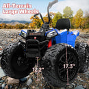 24V All-Terrain Electric Kids' ATV with Remote Control and LED Lights