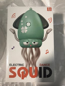 Dancing Pink Squid Toy with Battery-Powered Lights