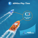 YEETFTC Kids Remote Control RC Boat for Pool, Lake, and Bathtub Fun H116