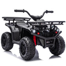 Electric 24V Off-Road Quad Car for Kids Ages 3-5 with Music and LED Lights
