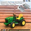 12V Motor Upgrade for Children's Ride-On Vehicles, Set of 2 | Gearbox Compatible with Po