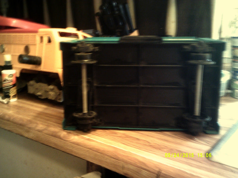 1960s Electric Ride-On Mighty Casey Train Car with Box 14-Inch Length 6-Inch Width
