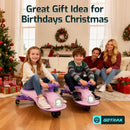 Gotrax Bluetooth Electric Wiggle Car for Kids Ages 3-8 with 12V Battery for 120 Minutes of Fun