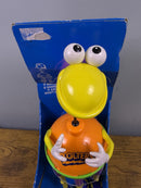 1995 ERTL Motorized Bumble Ball Bolters Toy - Yellow and Orange