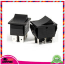 Set of 2 Foot Pedal Switches with 6 Pins for Ride-On Electric Cars 6V 12V 24V