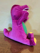 BARNEY!!  "MAGICAL FRIENDS" 2001 Belly Lights While Singing *tested" Plush  14in