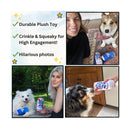 Nestpark Pup Light and Blue Rubbin Pups - Fun Beer-Themed Dog Toys