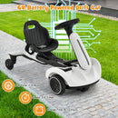 Kids 6V Electric Drift Car Go Kart with 360° Spin in Red