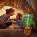 Interactive Dancing Cactus Plush Toy with Voice and 120 Song Repeats