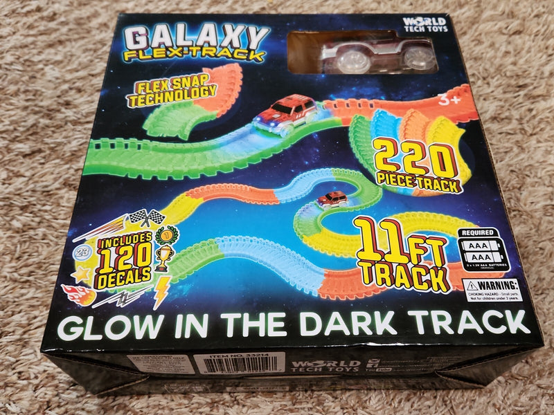 Galaxy Flex Glow-in-the-Dark Race Track 11ft