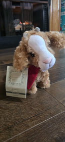 Gemmy Cheerful Holiday Animated Goat Plush Toy "Jingle Bells"