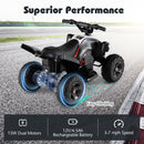 12V Battery-Powered 4-Wheeler Ride-On Toy with Sound, Lights, USB Connectivity, and Wireless Features