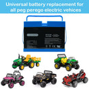 12V 12Ah Battery Compatible with Peg Perego John Deere Gator and Polaris Gaucho