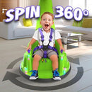12V Electric Bumper Car Ride-On Toy with Remote Control, LED Lights, Music, and 360° Rotation