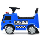 Blue Mercedes Benz Fire Truck Ride-On Car for Young Children Ages 1-3