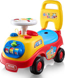 Kids' Ride-On Excavator Vehicle with Storage and Sound Features