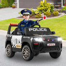 12V Battery-Powered Police Car Ride-On with Remote Control for Kids