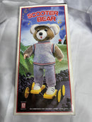 VINTAGE 1980s BATTERY-OPERATED SCOOTER BEAR IN ORIGINAL BOX